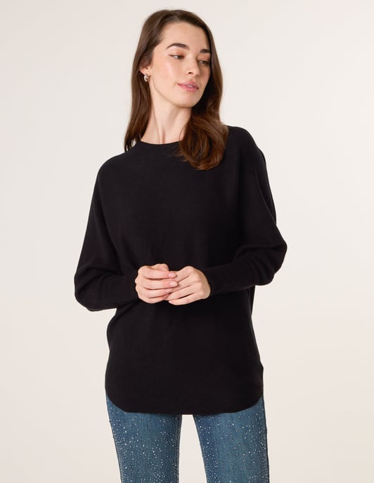 Batwing Jumper With Back Diamante Detailing - Image 2