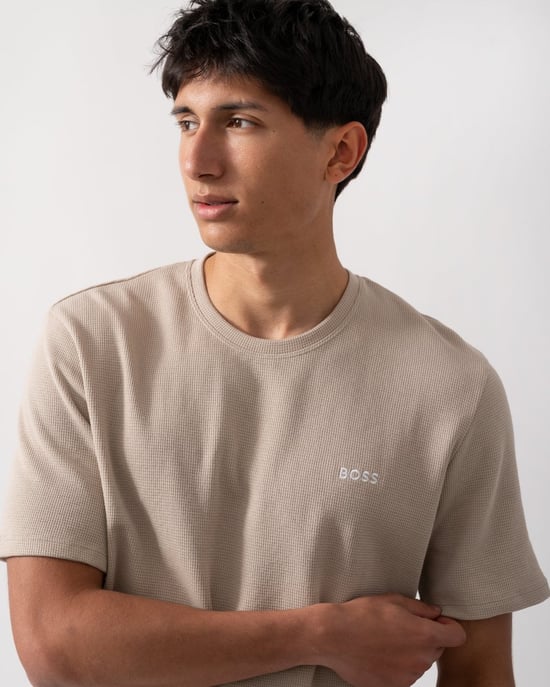 Pyjama T-shirt in Tan - Image 2