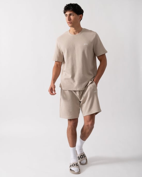 Pyjama T-shirt in Tan - Image 4