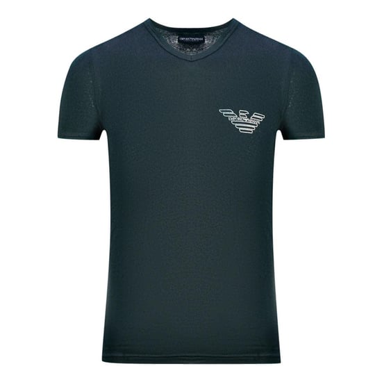 Emporio Armani Mens Logo T-Shirt (Black) - Image 1