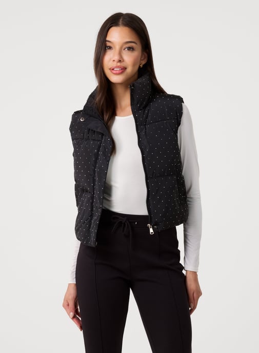 Diamante Puffer Gilet - Image 3