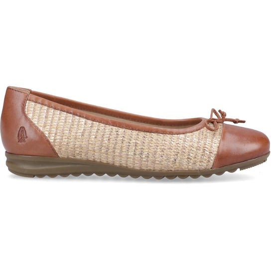 Hush Puppies Laurie Toe Cap Leather Women's Tan Standard Flats - Image 5