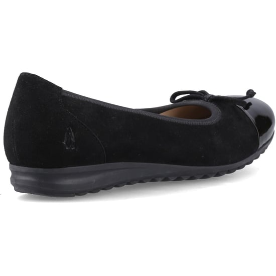 Hush Puppies Laurie Toe Cap Leather Women's Black Standard Flats - Image 2