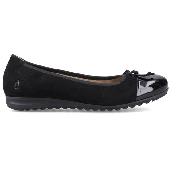 Hush Puppies Laurie Toe Cap Leather Women's Black Standard Flats - Image 5