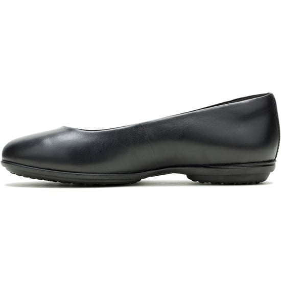 Hush Puppies Alice Platte Leren Dames Zwarte Standaard Ballerina's - Image 5