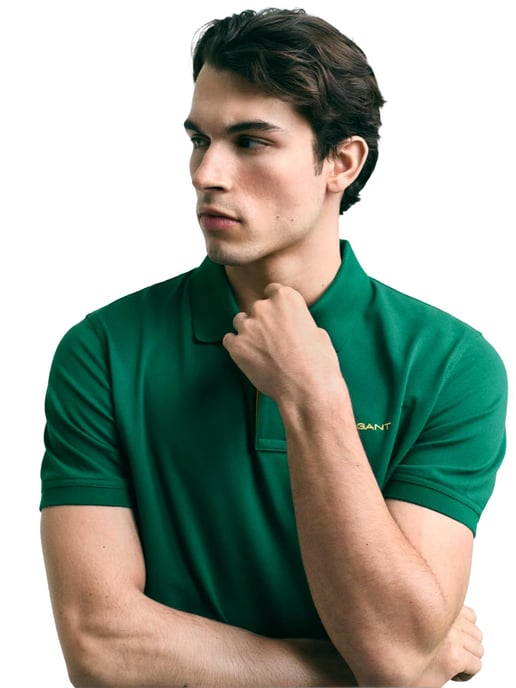 Gant | Mens Pique Polo Shirt - Image 3