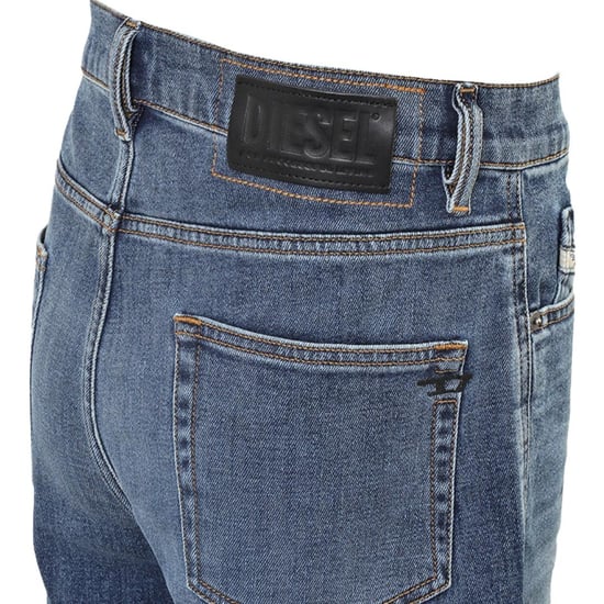 Diesel Heren D-Strukt Jean Korte Broek (Medium Blauw) - Image 3