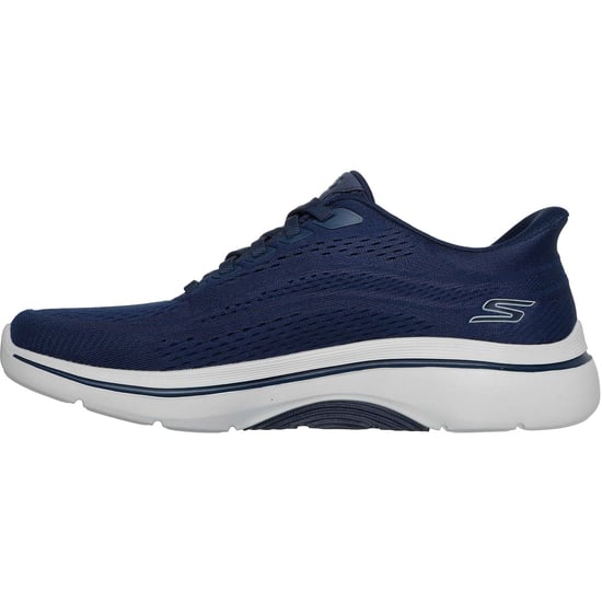 Skechers GO WALK Arch Fit 2.0 Percy Textile Men's Navy/Grey Standard Trainers - Image 4