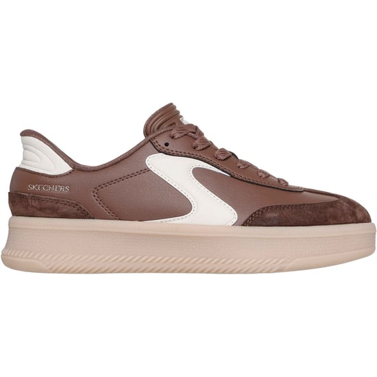 Skechers Hotshot HI - Lifted Luxe Polyurethaan Dames Bruine Standaard Sneakers - Image 5