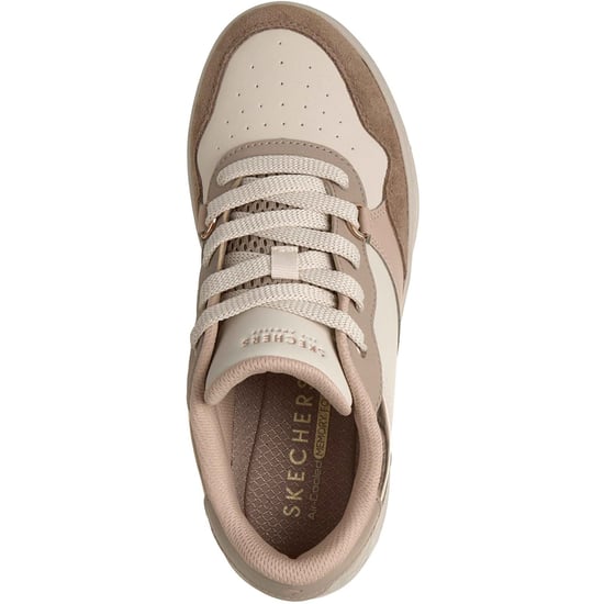 Skechers UNO CTL - Subtiele Glans Polyurethaan Dames Taupe/Multi Standaard Sneakers - Image 3