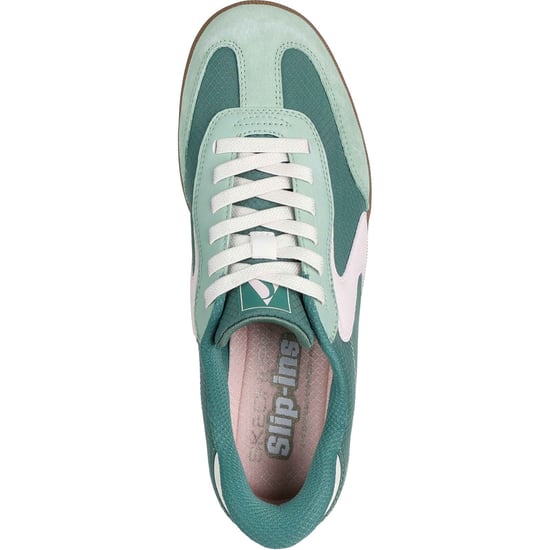 Skechers Hotshot - Everyday Ease Textile Women's Green/Pink Standard Trainers - Image 3