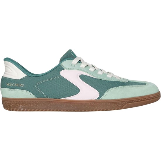 Skechers Hotshot - Everyday Ease Textile Women's Green/Pink Standard Trainers - Image 5