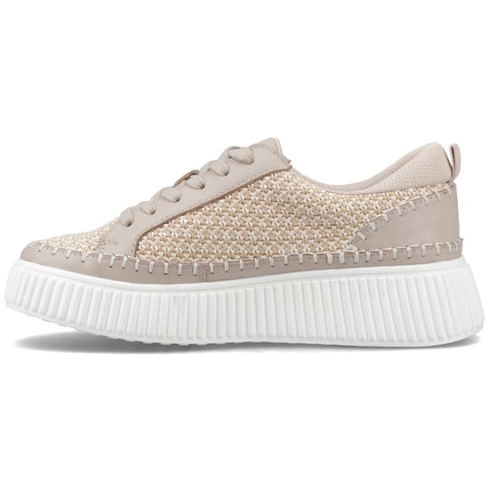 Hush Puppies Haisley Vävda Textil Dam Taupe Standard Sneakers - Image 4