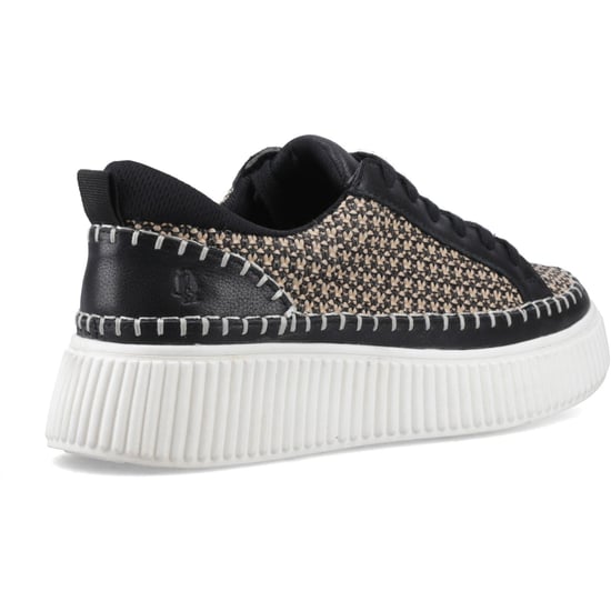 Hush Puppies Haisley Woven Textile Women's Black Standard Trainers - Image 2
