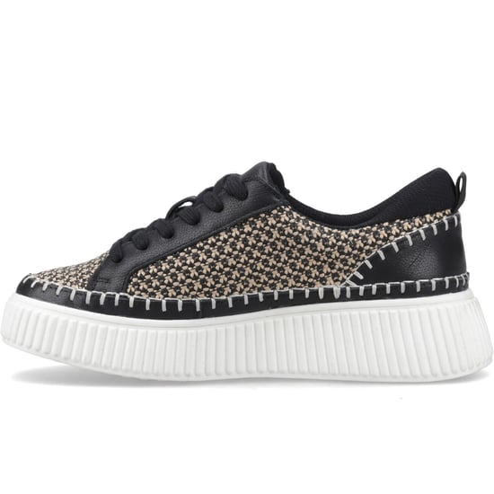Hush Puppies Haisley Woven Textile Women's Black Standard Trainers - Image 4