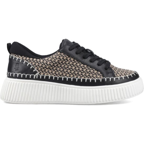 Hush Puppies Haisley Woven Textile Women's Black Standard Trainers - Image 5