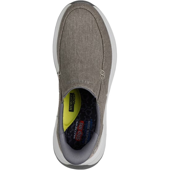 Skechers Decklan - Gulliver Textil Herrskor i Taupe Standard - Image 3