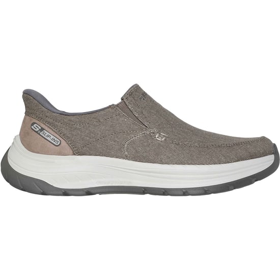 Skechers Decklan - Gulliver Textil Herrskor i Taupe Standard - Image 5