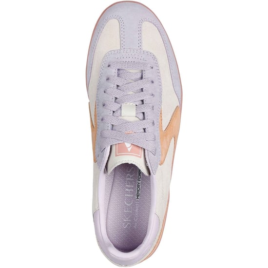 Skechers Hotshot For The Win Leather Women's Natural/Multi Standard Trainers - Image 3