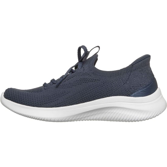 Skechers Ultra Flex 4.0 Textiel Dames Marineblauwe Standaard Sneakers - Image 4