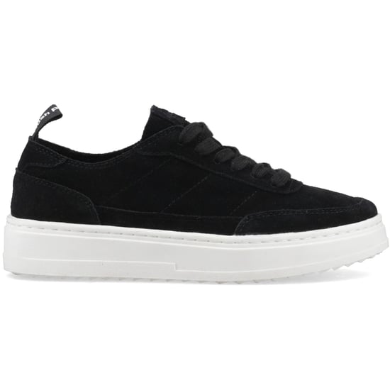 Hush Puppies Nesta Leren Dames Zwarte Standaard Sneakers - Image 5