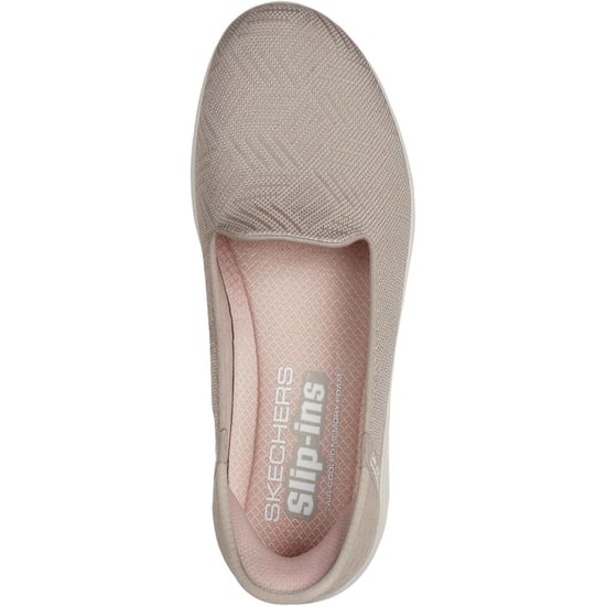 Skechers On-the-GO Flex - Clover Textile Dames Taupe Standaard Sneakers - Image 3