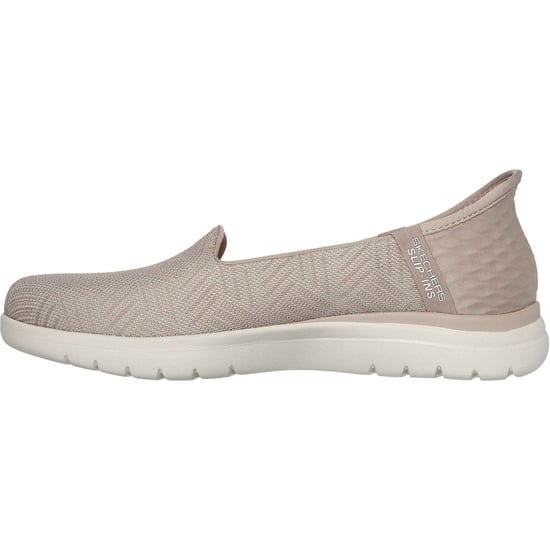 Skechers On-the-GO Flex - Clover Textile Dames Taupe Standaard Sneakers - Image 4