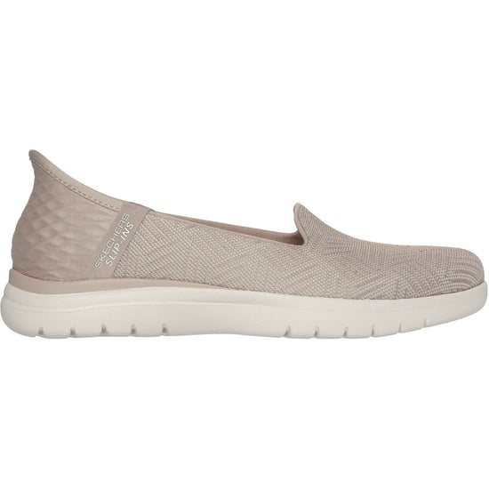 Skechers On-the-GO Flex - Clover Textile Dames Taupe Standaard Sneakers - Image 5