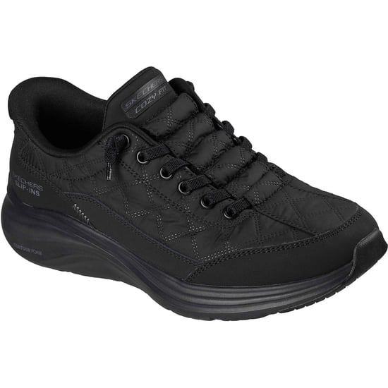 Skechers Contour Foam Cozy Fit Textile Women's Black Standard Trainers - Image 1