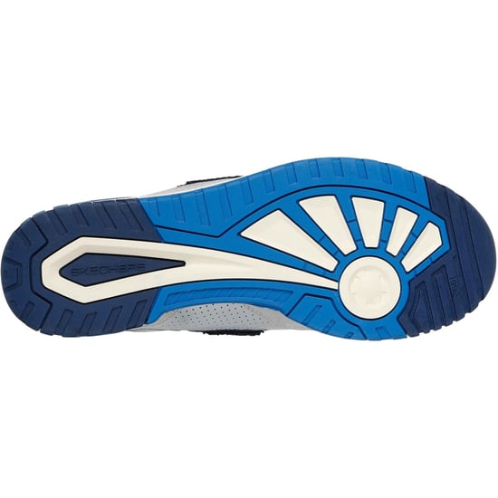 Skechers S-1992 Läder Herr Grå/Blå Standard Sneakers - Image 2