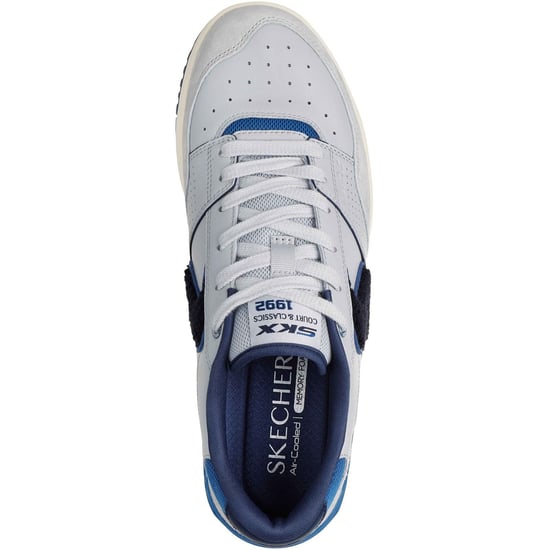 Skechers S-1992 Läder Herr Grå/Blå Standard Sneakers - Image 3