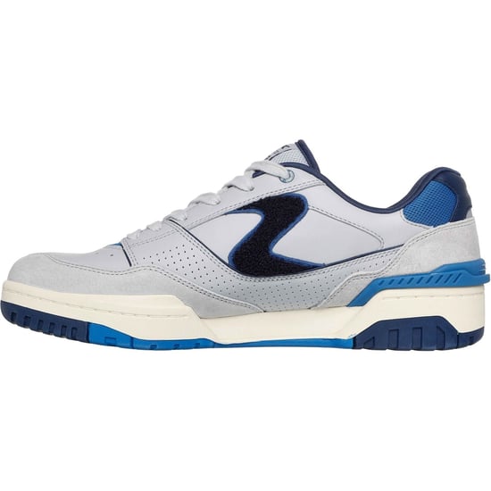 Skechers S-1992 Läder Herr Grå/Blå Standard Sneakers - Image 4