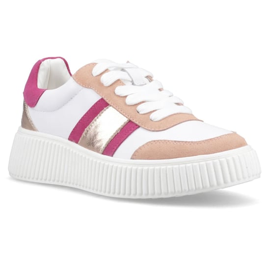 Hush Puppies Holly Suede Women's Rose Standard Trainers - Image 1