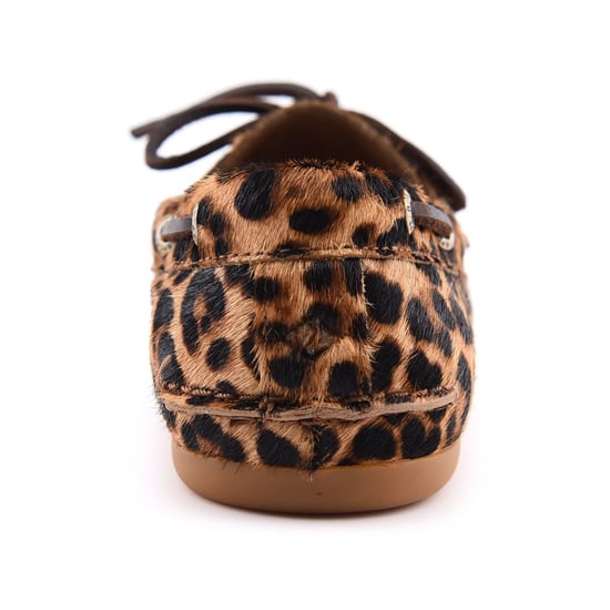 Sperry Slimboat Leren Dames Leopard Standaard Bootschoenen - Image 2