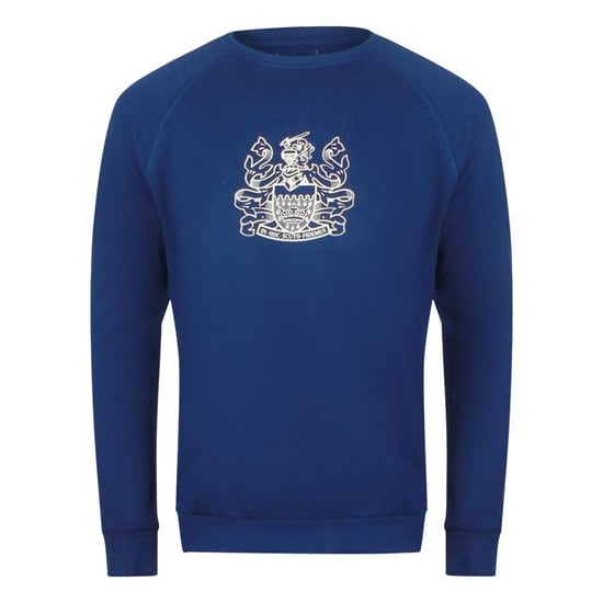 Aquascutum Heren Crest Crew Neck Tracksuit Set (Marineblauw) - Image 2
