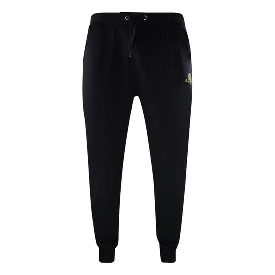 Aquascutum Mannen London Logo Crew Neck Trainingspak Set (Zwart) - Image 6