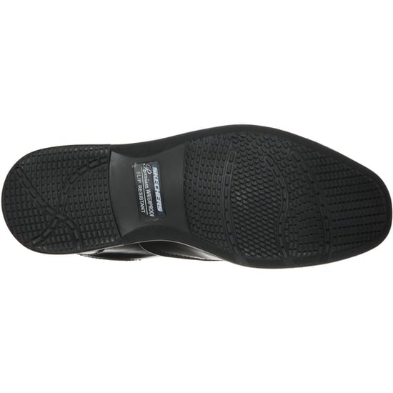 Skechers Dreston Rasmiss Läder Herr Svart Standard Snörskor - Image 2