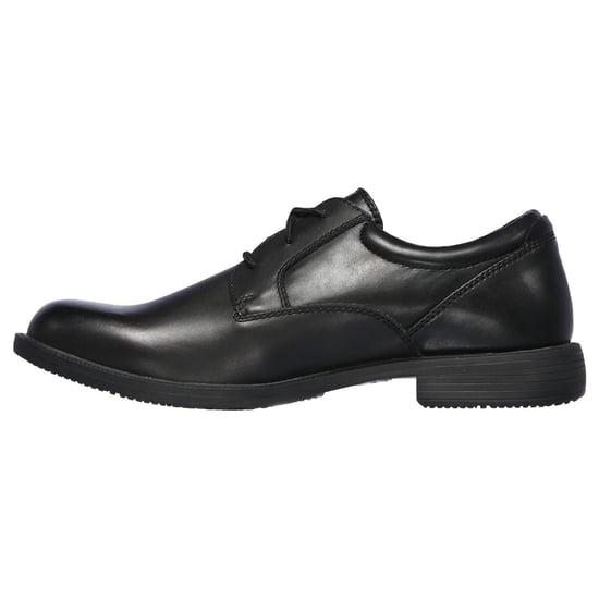 Skechers Dreston Rasmiss Läder Herr Svart Standard Snörskor - Image 4