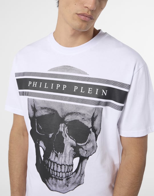 Rund halsad t-shirt med dödskallelogotyp - Image 3