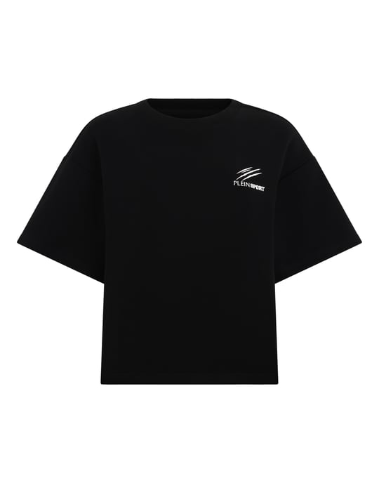 Rund halsad t-shirt med ikon, skrapa - Image 1