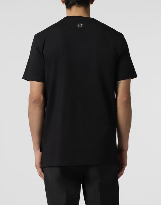 Rundhalsad T-shirt Krom Dödskalle Stenar - Image 5