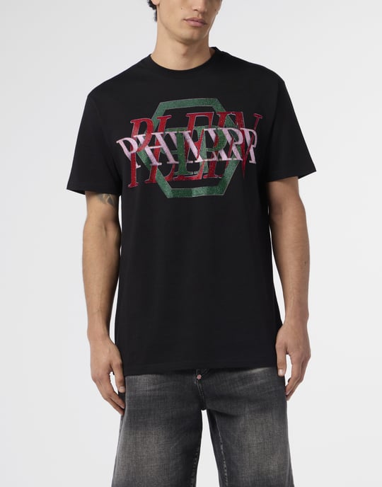 Round Neck T-Shirt Logo Hexagon Stones - Image 2