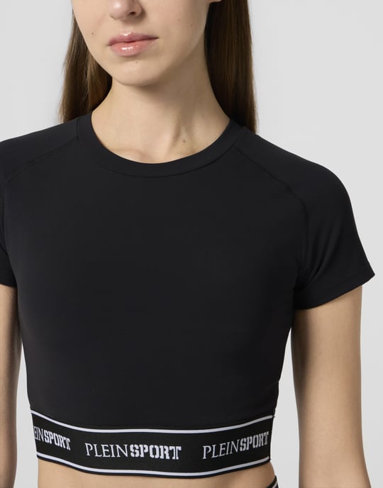 Fleece Cropped T-Shirt - Image 3