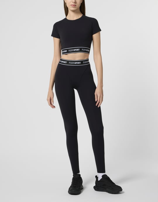 Fleece Cropped T-Shirt - Image 4