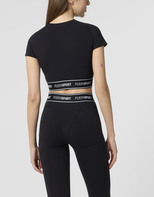 Fleece Cropped T-Shirt - Image 5