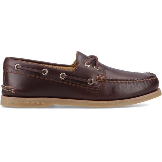 Sperry Authentieke Gold Cup Leren Heren Bruine Standaard Bootsschoenen - Image 4