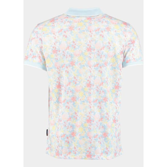 Innocente Polo korte mouw bloemprint met licht 25008/soft blue - Image 2