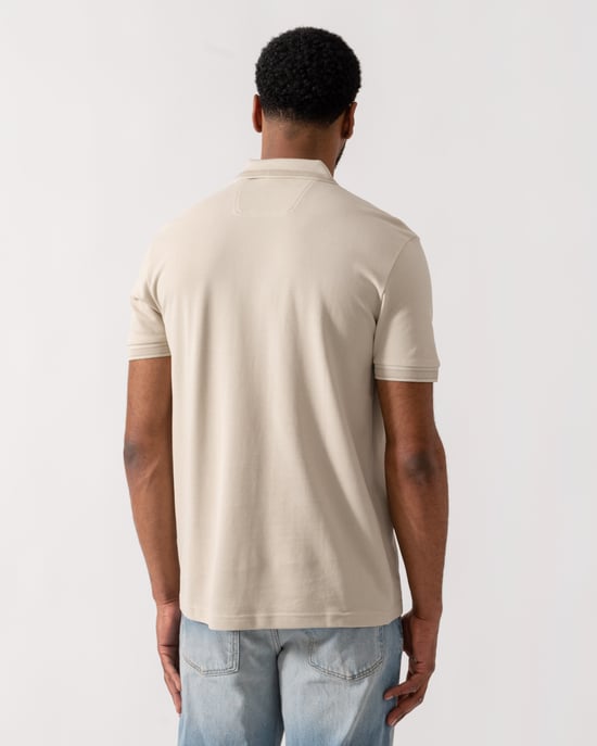 Paddy Polo Shirt in Nude - Image 2