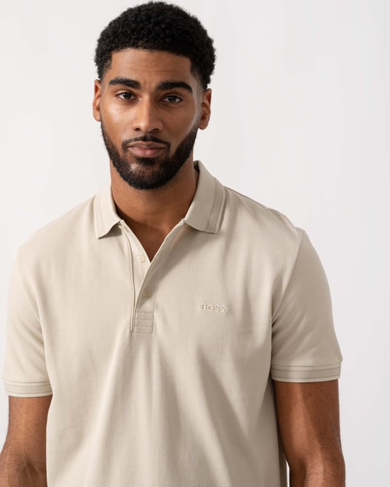 Paddy Polo Shirt in Nude - Image 3