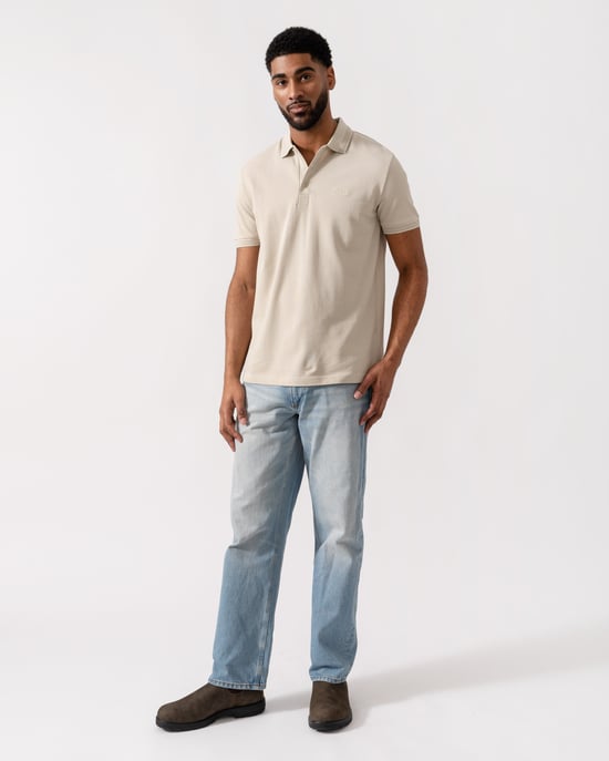 Paddy Polo Shirt in Nude - Image 4